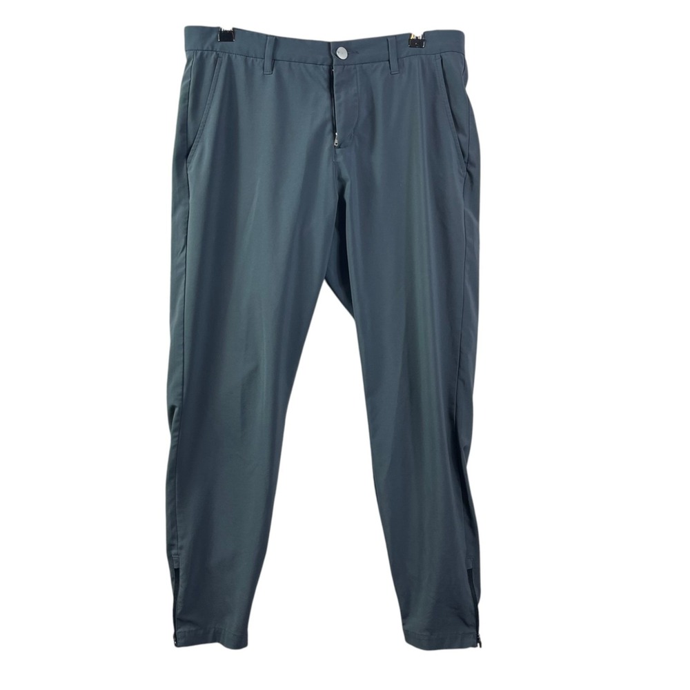 Primo Golf Performance Pants Mens 32 Short Gray Skinny Pockets